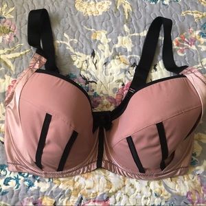 Like NEW Blush and Black Parfait 36H Bra